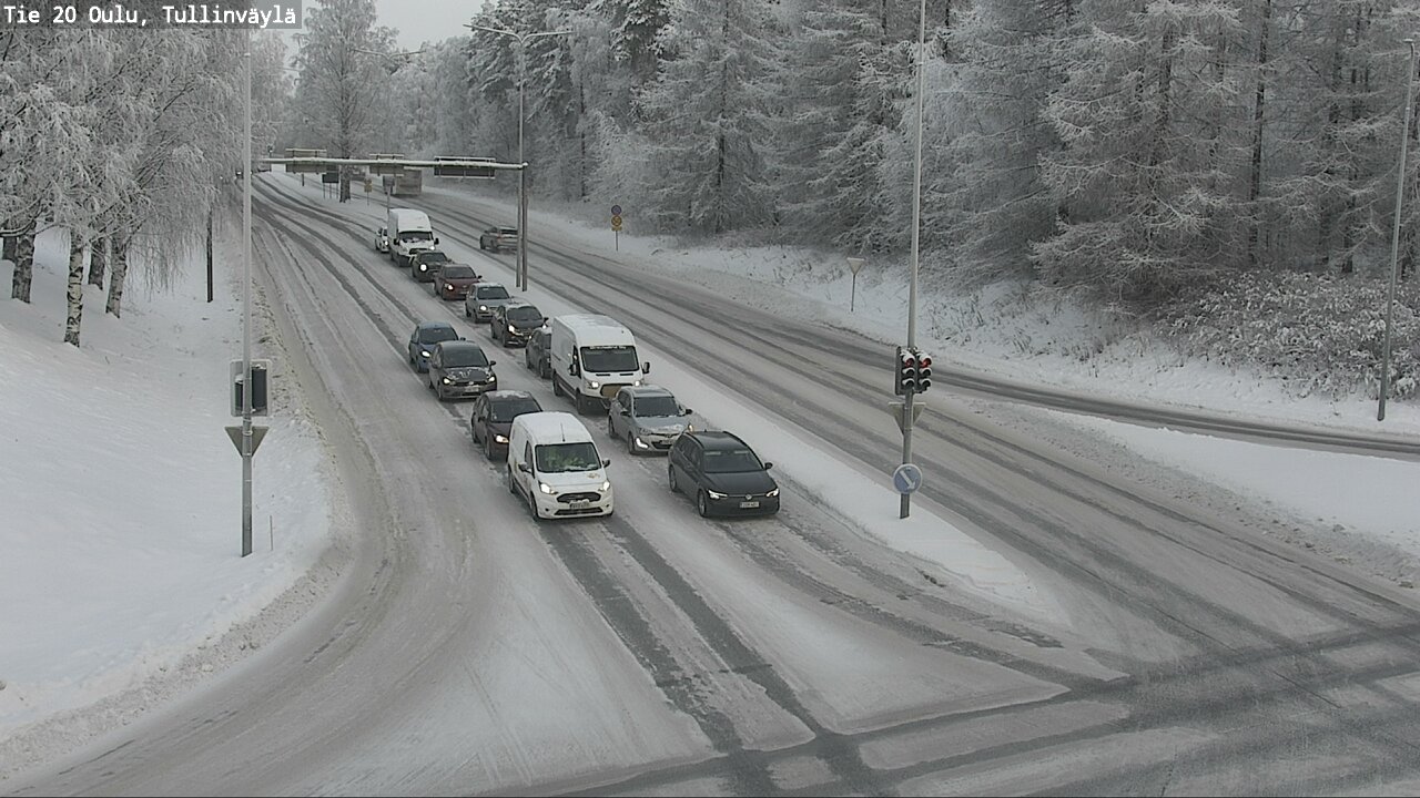 Weather Camera Image Väg 20 Uleåborg, Tullinväylä, Oulu, Pohjois-Pohjanmaa