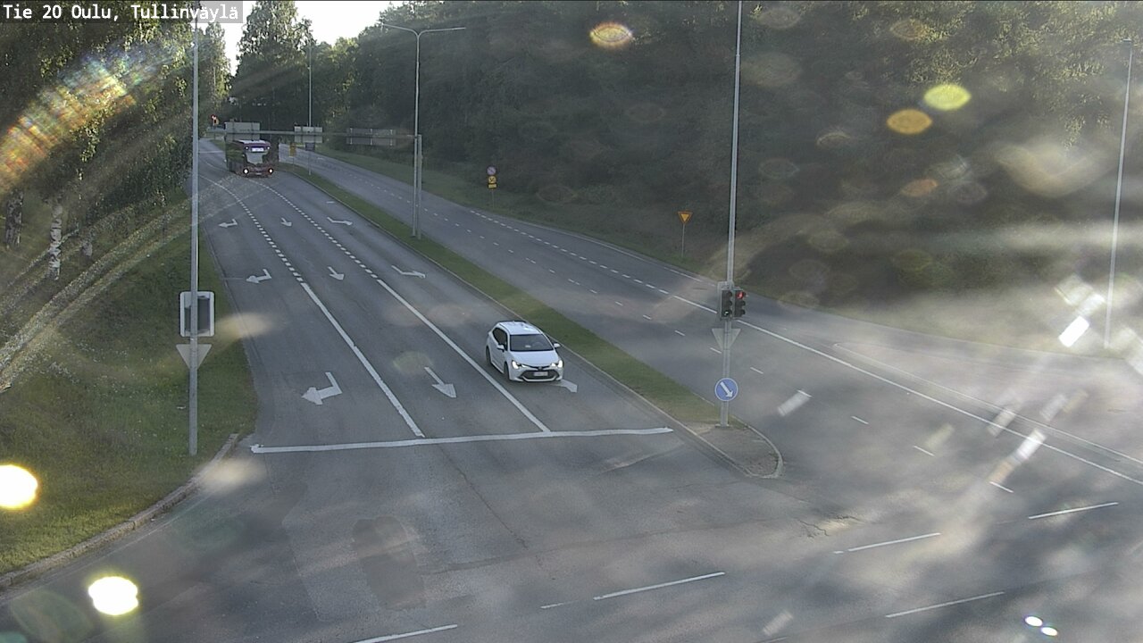 Weather Camera Image Road 20 Oulu, Tullinväylä, Oulu, Pohjois-Pohjanmaa