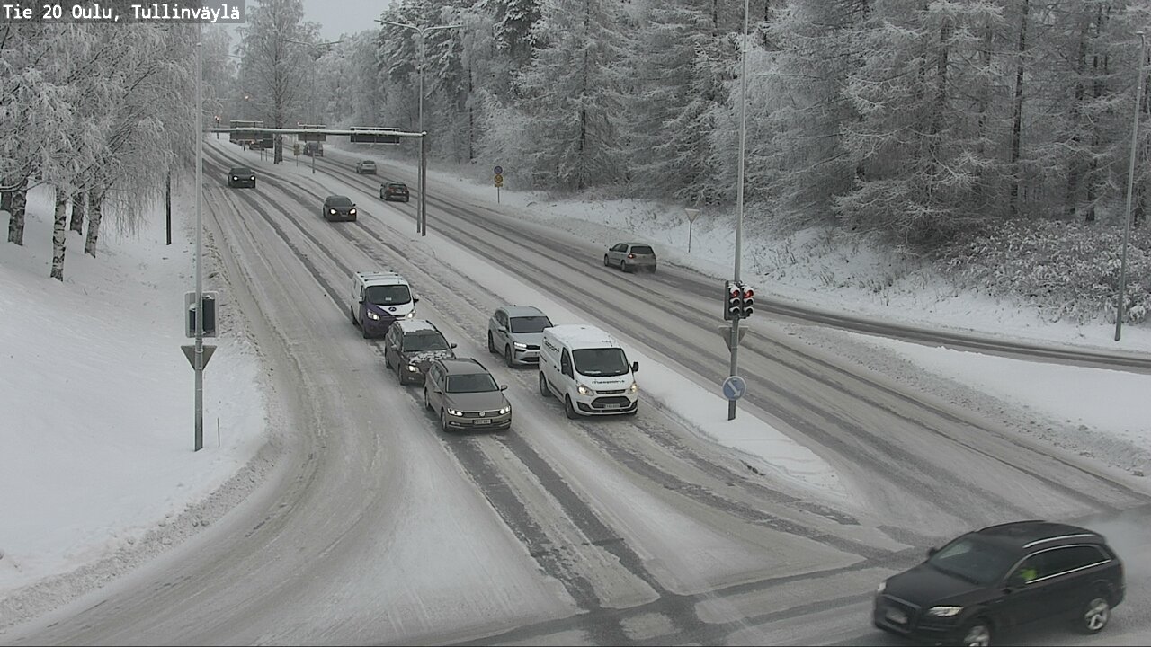 Weather Camera Image Väg 20 Uleåborg, Tullinväylä, Oulu, Pohjois-Pohjanmaa
