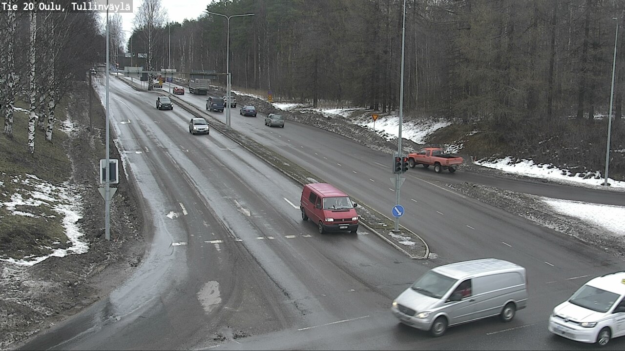 Weather Camera Image Road 20 Oulu, Tullinväylä, Oulu, Pohjois-Pohjanmaa
