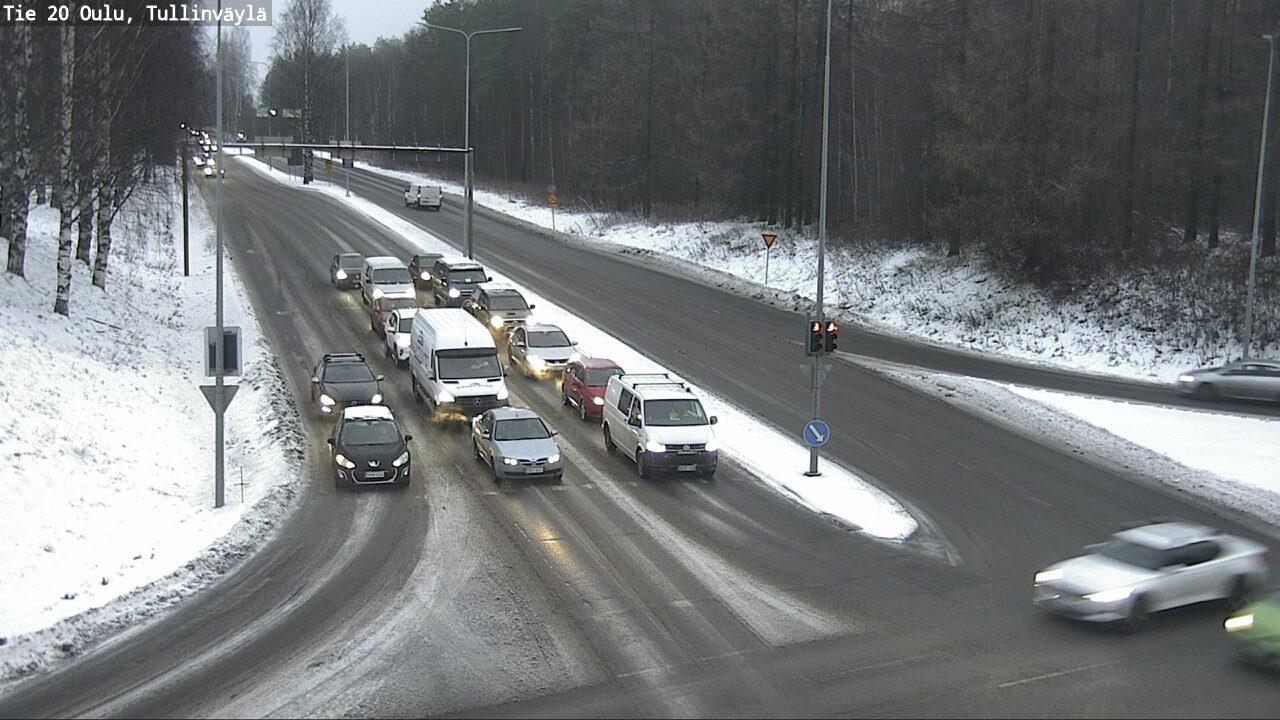 Weather Camera Image Väg 20 Uleåborg, Tullinväylä, Oulu, Pohjois-Pohjanmaa