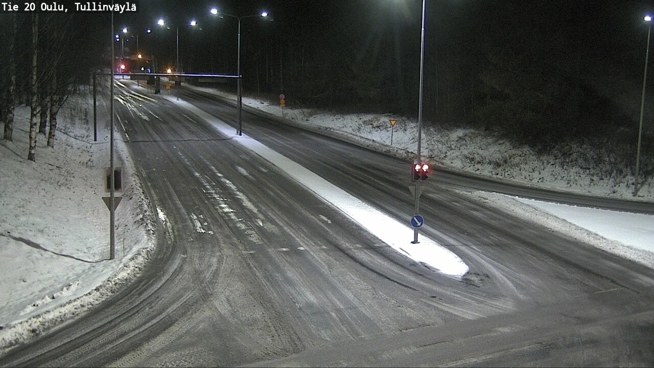 Weather Camera Image Väg 20 Uleåborg, Tullinväylä, Oulu, Pohjois-Pohjanmaa