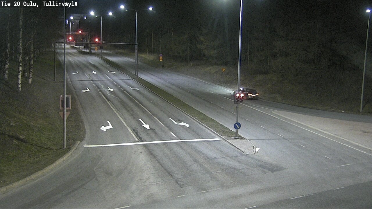 Weather Camera Image Väg 20 Uleåborg, Tullinväylä, Oulu, Pohjois-Pohjanmaa