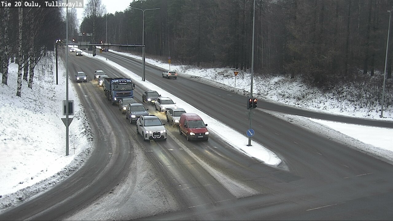 Weather Camera Image Väg 20 Uleåborg, Tullinväylä, Oulu, Pohjois-Pohjanmaa