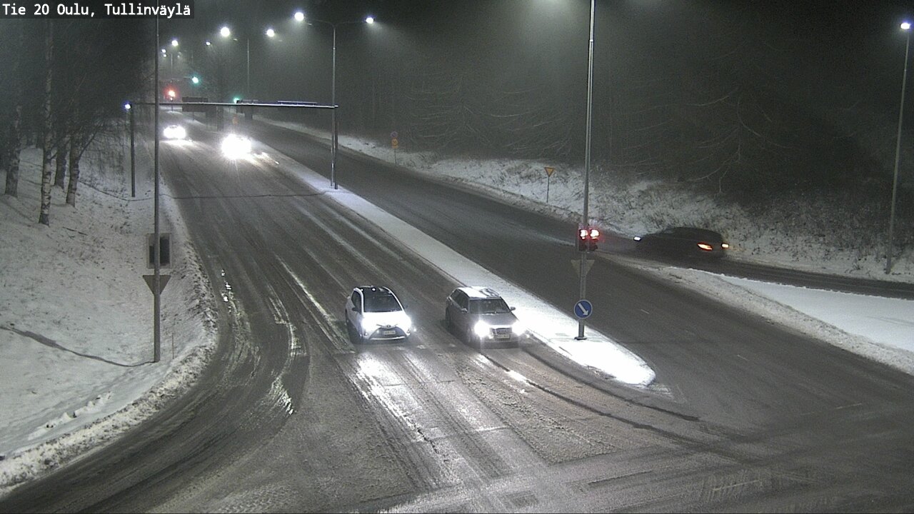Weather Camera Image Väg 20 Uleåborg, Tullinväylä, Oulu, Pohjois-Pohjanmaa