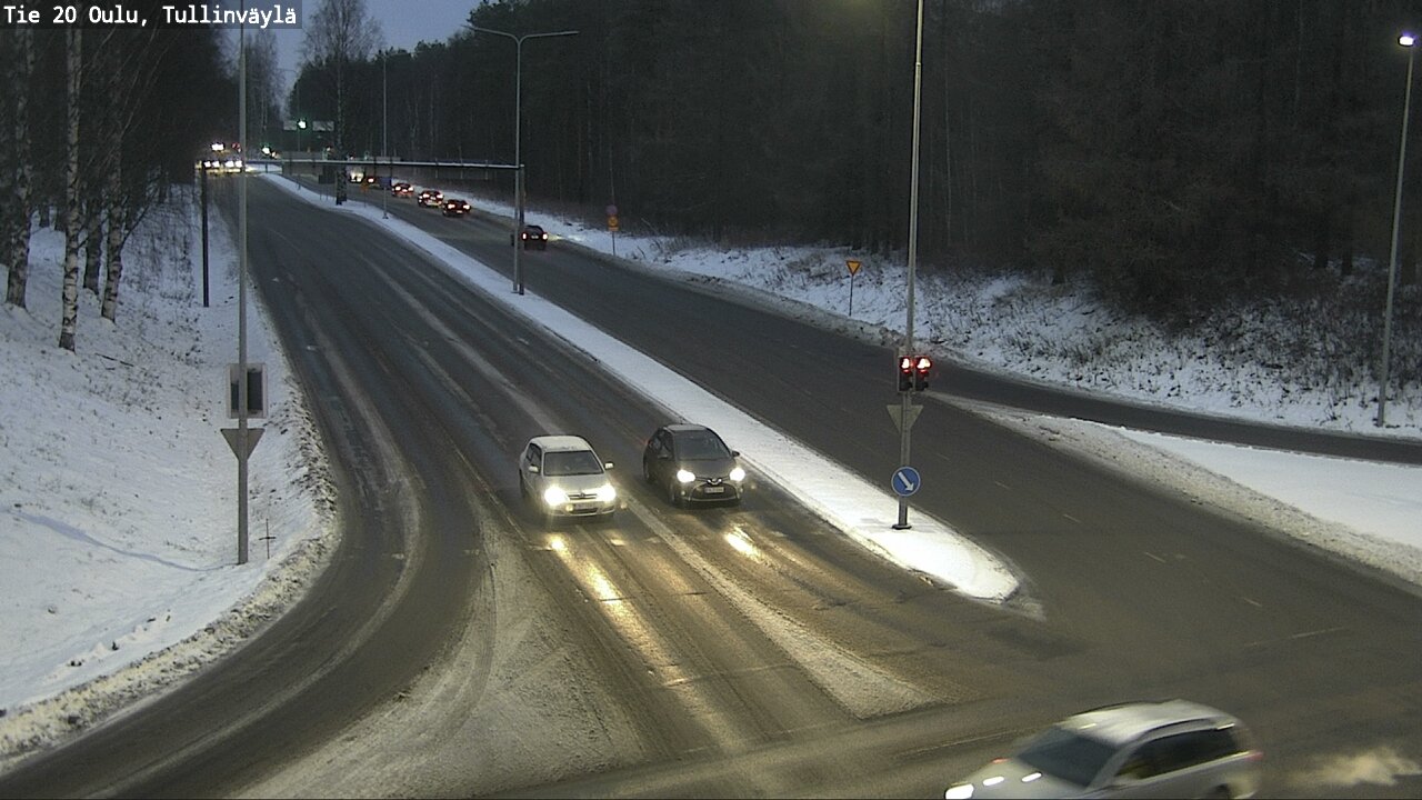 Weather Camera Image Road 20 Oulu, Tullinväylä, Oulu, Pohjois-Pohjanmaa