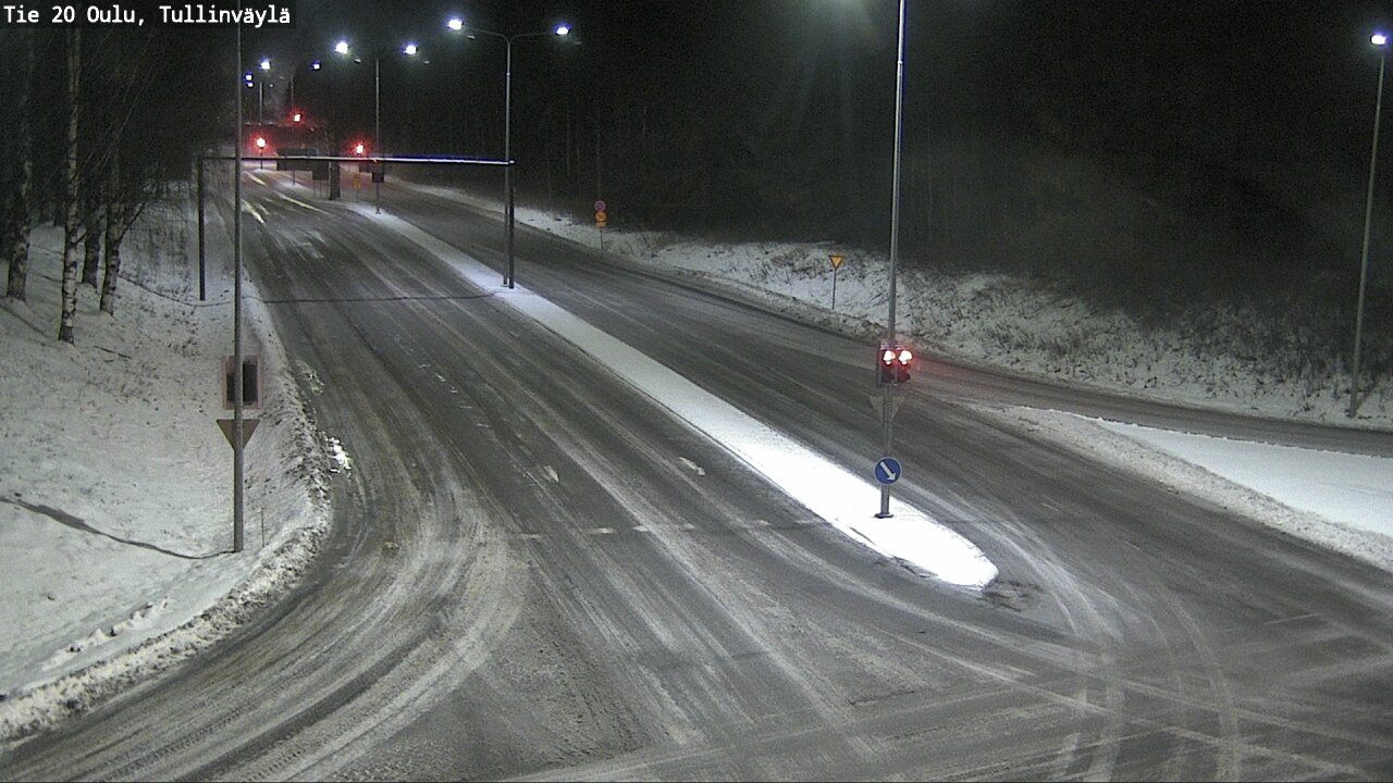 Weather Camera Image Väg 20 Uleåborg, Tullinväylä, Oulu, Pohjois-Pohjanmaa