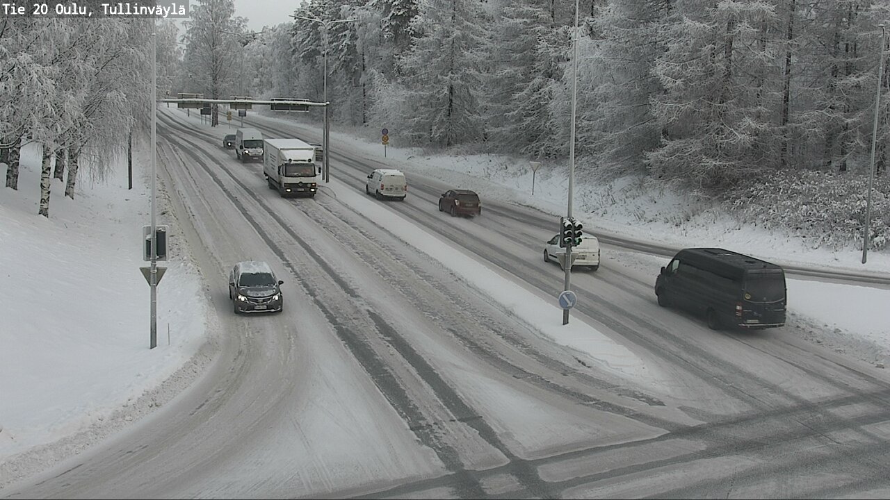 Weather Camera Image Väg 20 Uleåborg, Tullinväylä, Oulu, Pohjois-Pohjanmaa