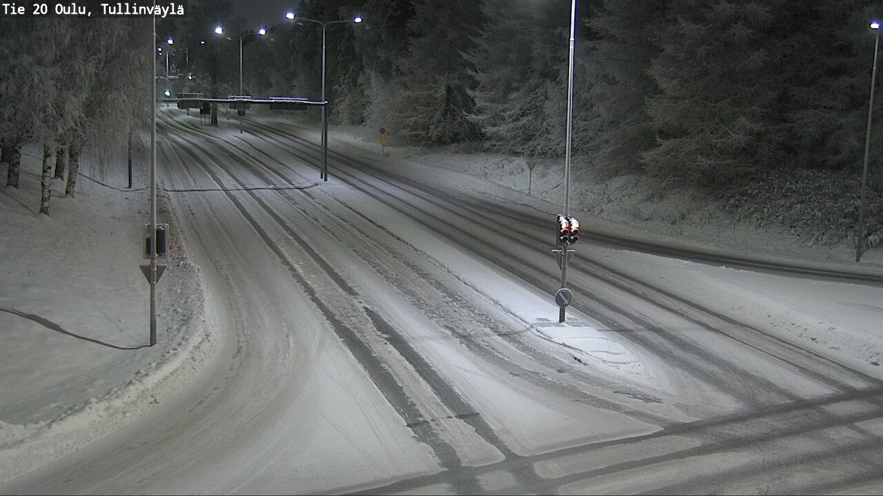 Weather Camera Image Road 20 Oulu, Tullinväylä, Oulu, Pohjois-Pohjanmaa