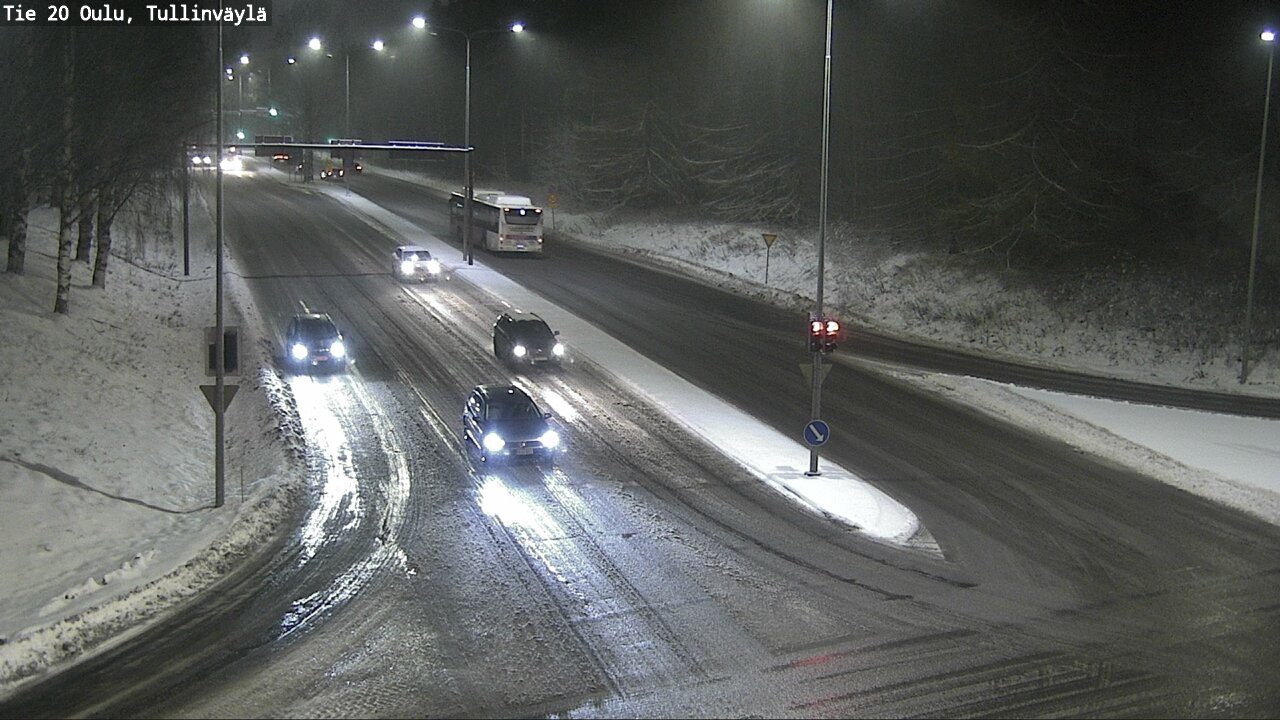 Weather Camera Image Väg 20 Uleåborg, Tullinväylä, Oulu, Pohjois-Pohjanmaa
