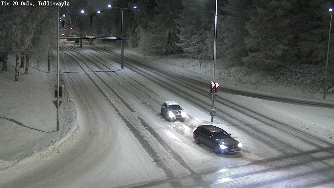 Weather Camera Image Road 20 Oulu, Tullinväylä, Oulu, Pohjois-Pohjanmaa