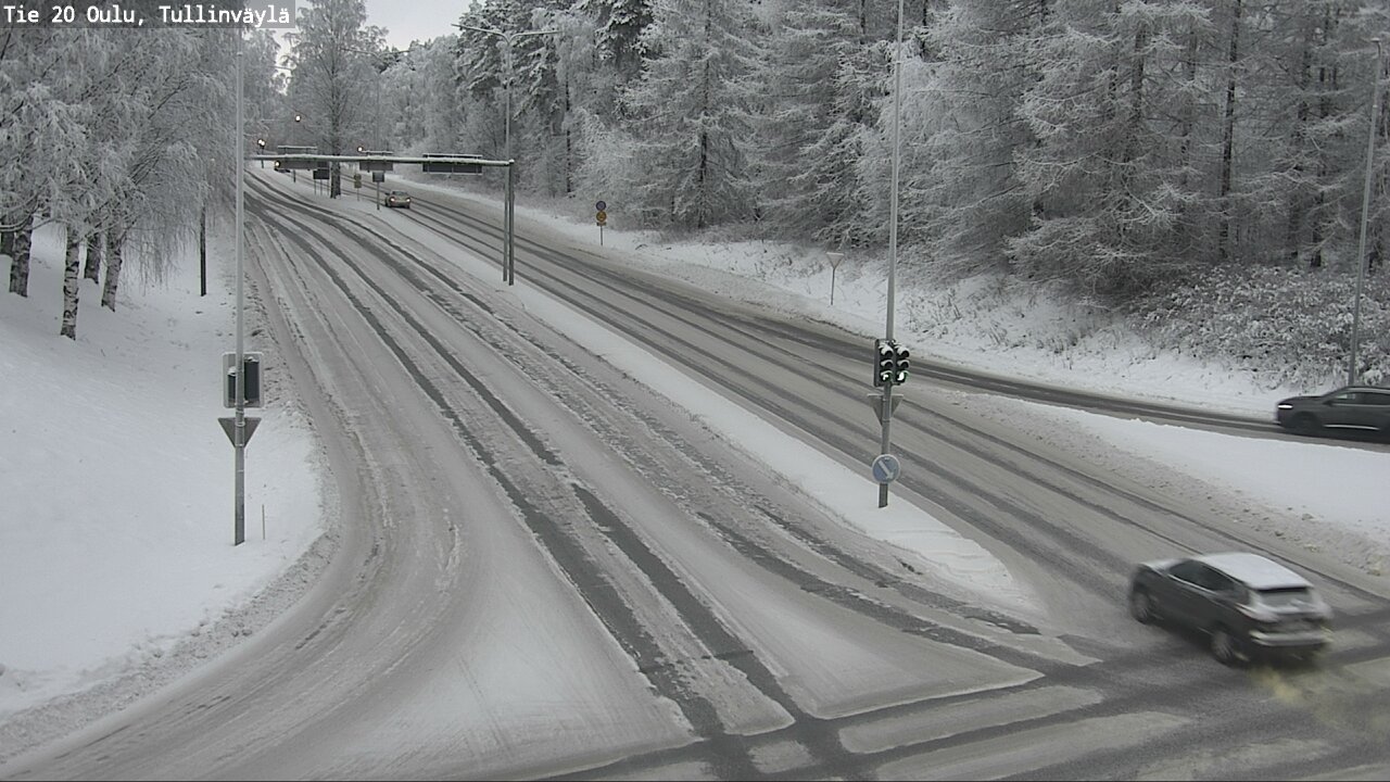 Weather Camera Image Väg 20 Uleåborg, Tullinväylä, Oulu, Pohjois-Pohjanmaa
