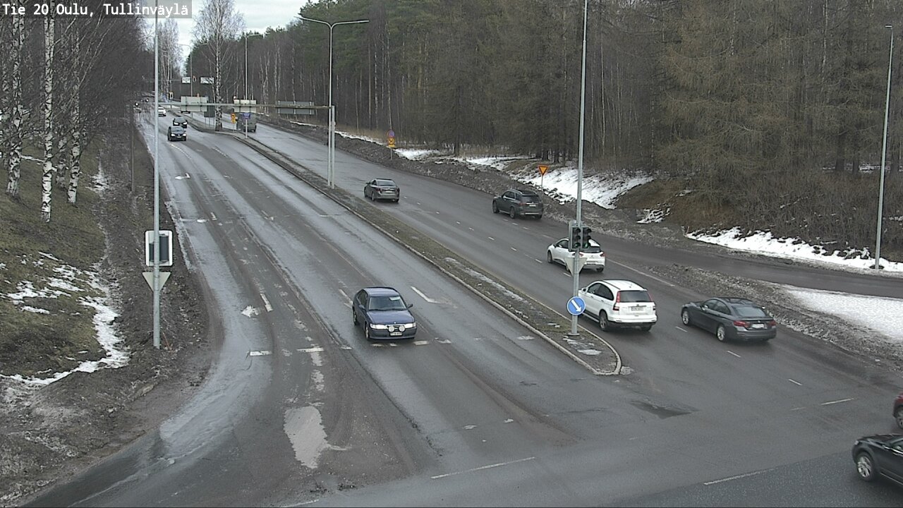 Weather Camera Image Road 20 Oulu, Tullinväylä, Oulu, Pohjois-Pohjanmaa