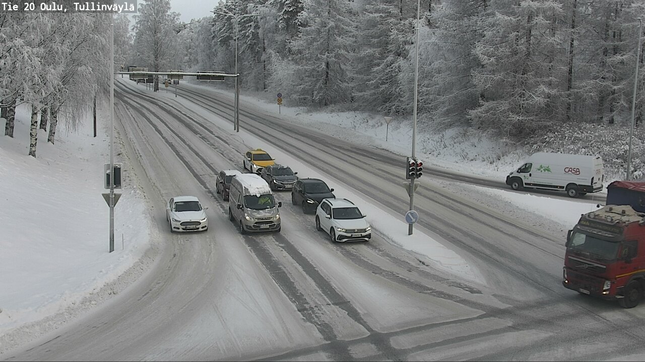 Weather Camera Image Väg 20 Uleåborg, Tullinväylä, Oulu, Pohjois-Pohjanmaa