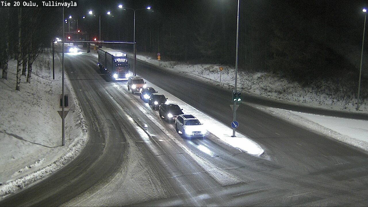 Weather Camera Image Road 20 Oulu, Tullinväylä, Oulu, Pohjois-Pohjanmaa