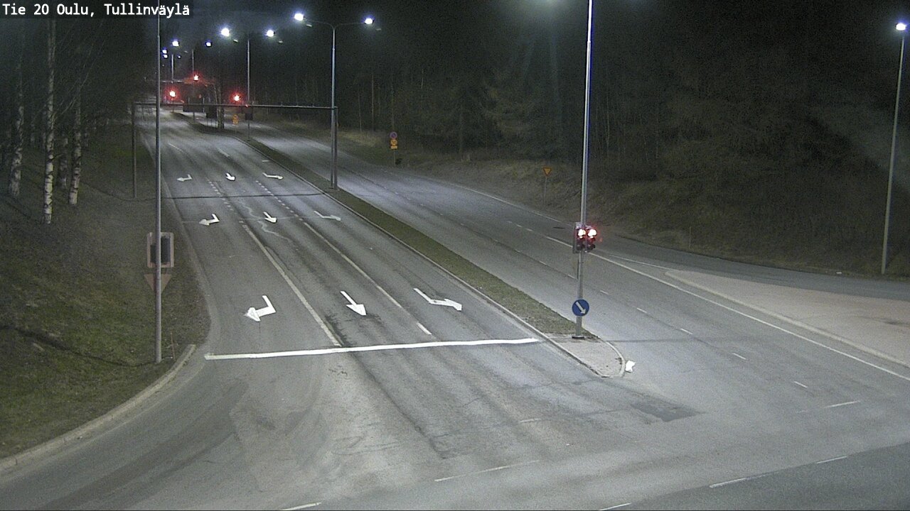 Weather Camera Image Väg 20 Uleåborg, Tullinväylä, Oulu, Pohjois-Pohjanmaa