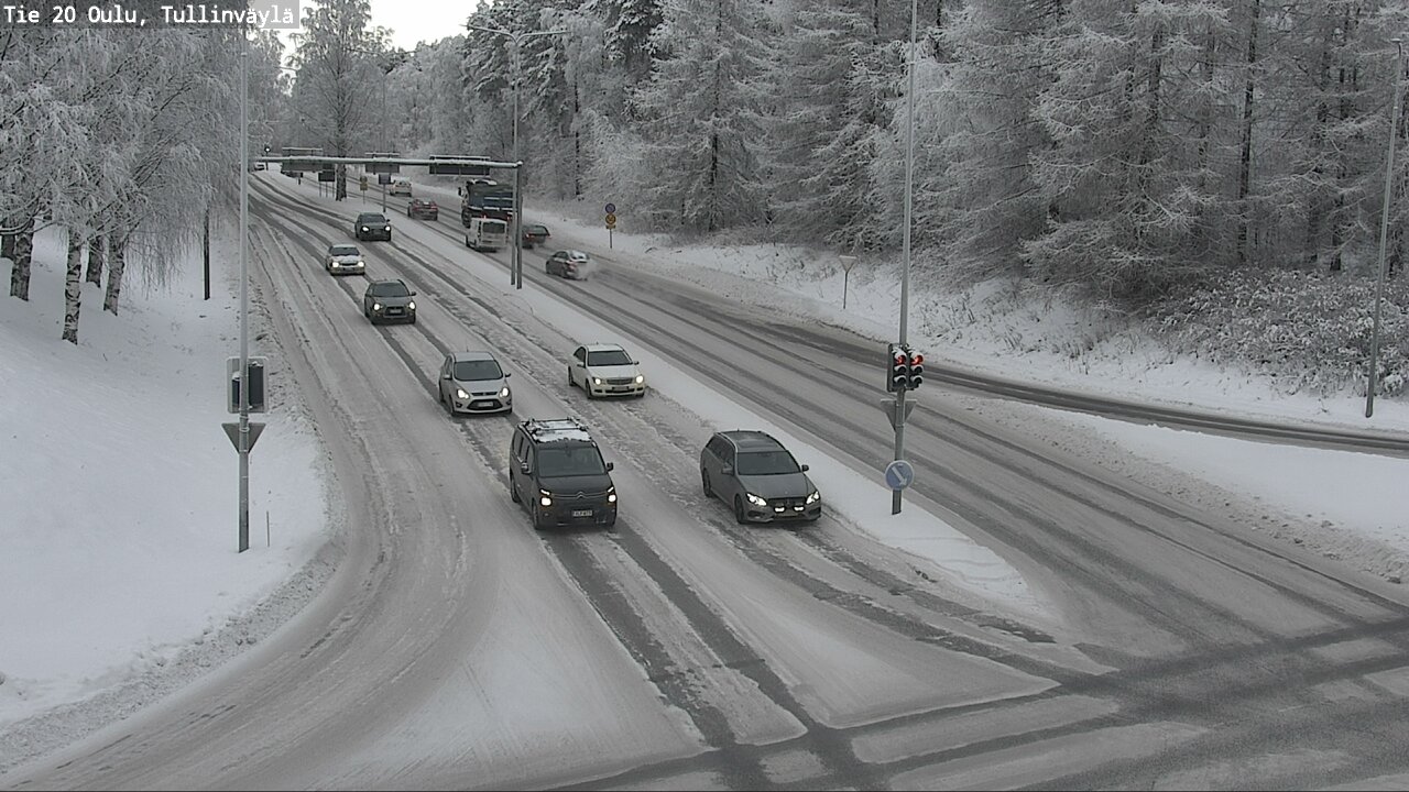 Weather Camera Image Väg 20 Uleåborg, Tullinväylä, Oulu, Pohjois-Pohjanmaa