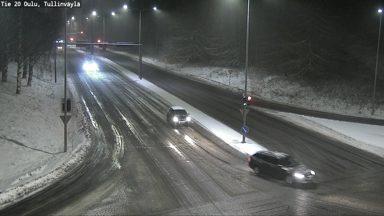Weather Camera Image Väg 20 Uleåborg, Tullinväylä, Oulu, Pohjois-Pohjanmaa