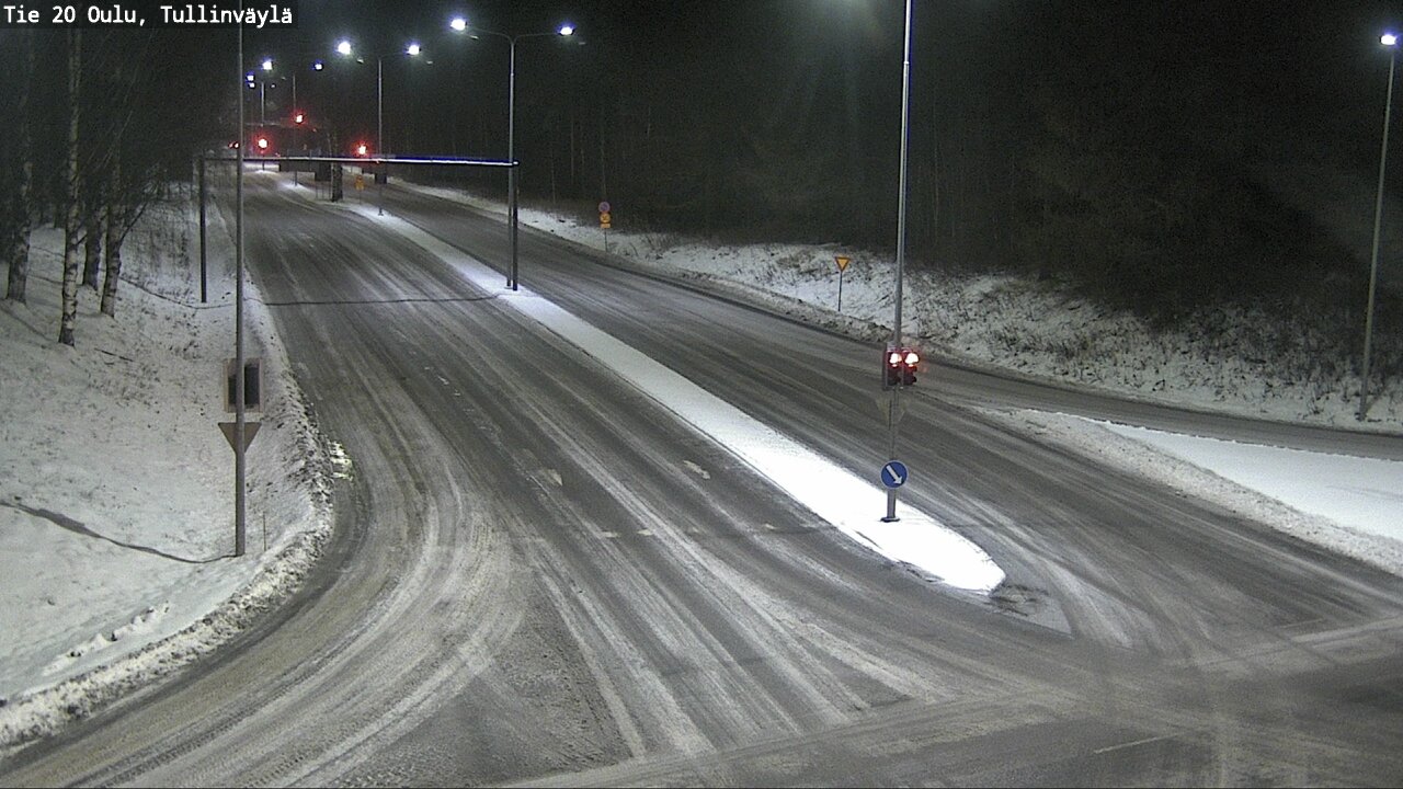 Weather Camera Image Väg 20 Uleåborg, Tullinväylä, Oulu, Pohjois-Pohjanmaa