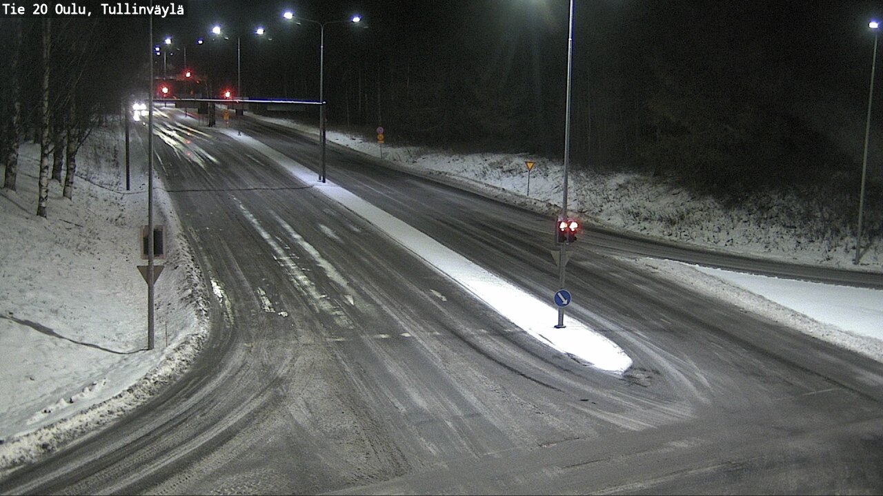 Weather Camera Image Väg 20 Uleåborg, Tullinväylä, Oulu, Pohjois-Pohjanmaa