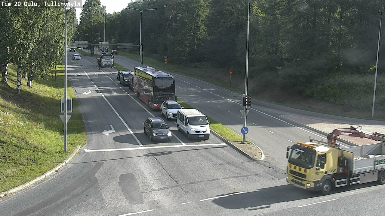 Weather Camera Image Road 20 Oulu, Tullinväylä, Oulu, Pohjois-Pohjanmaa