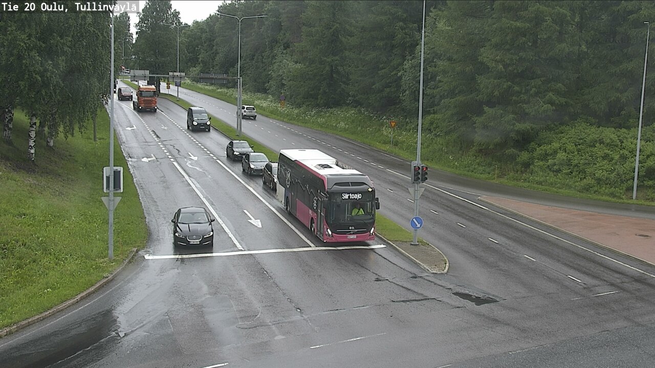 Weather Camera Image Road 20 Oulu, Tullinväylä, Oulu, Pohjois-Pohjanmaa