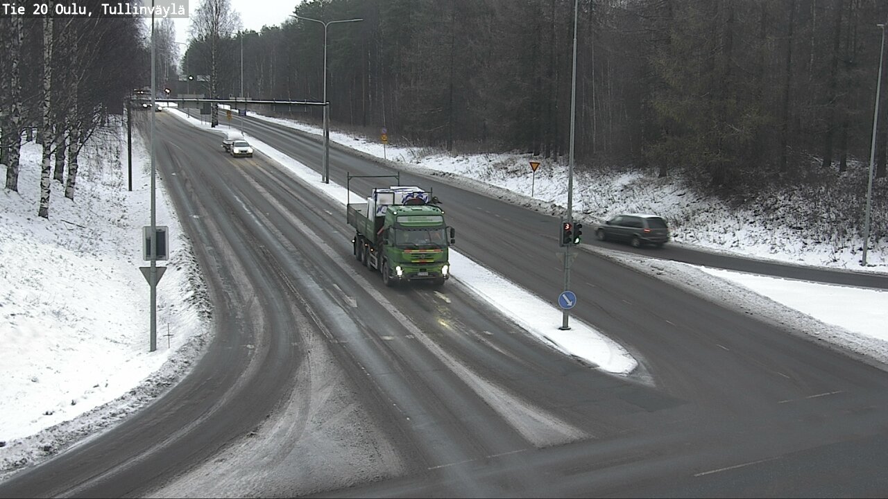 Weather Camera Image Väg 20 Uleåborg, Tullinväylä, Oulu, Pohjois-Pohjanmaa