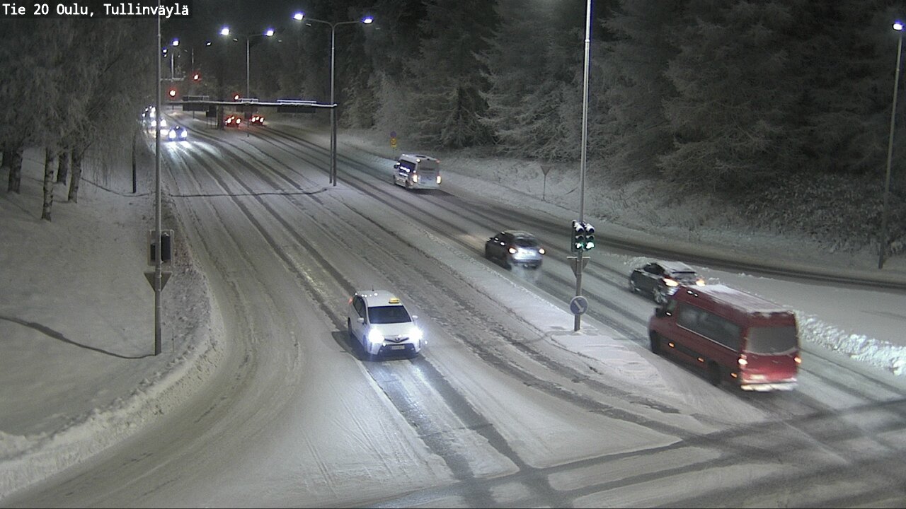 Weather Camera Image Väg 20 Uleåborg, Tullinväylä, Oulu, Pohjois-Pohjanmaa