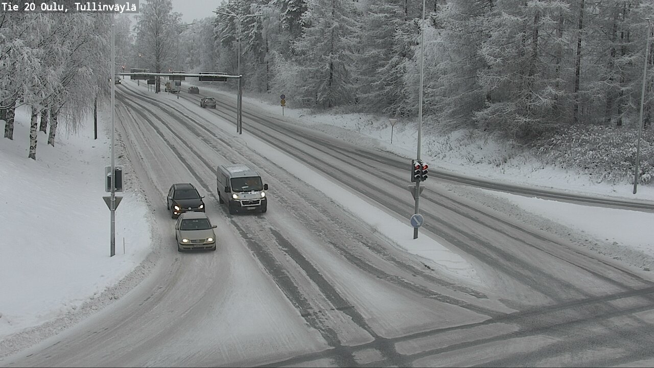Weather Camera Image Väg 20 Uleåborg, Tullinväylä, Oulu, Pohjois-Pohjanmaa