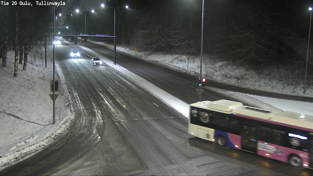 Weather Camera Image Väg 20 Uleåborg, Tullinväylä, Oulu, Pohjois-Pohjanmaa