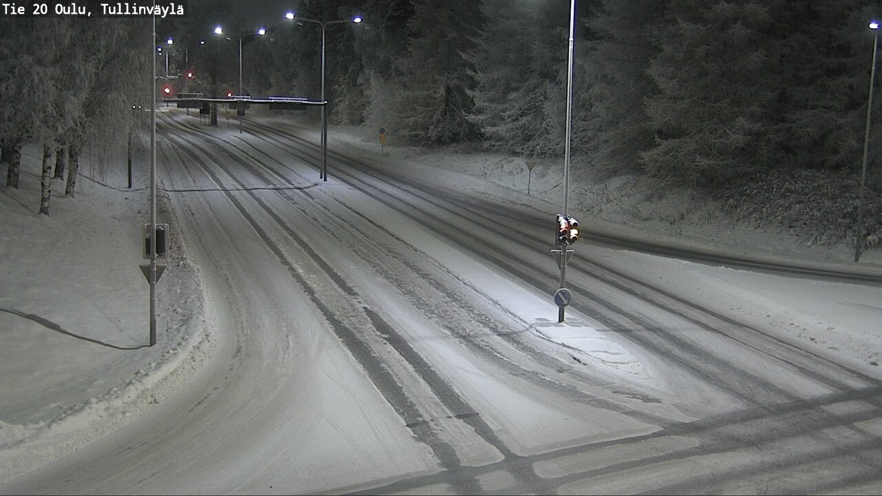 Weather Camera Image Road 20 Oulu, Tullinväylä, Oulu, Pohjois-Pohjanmaa