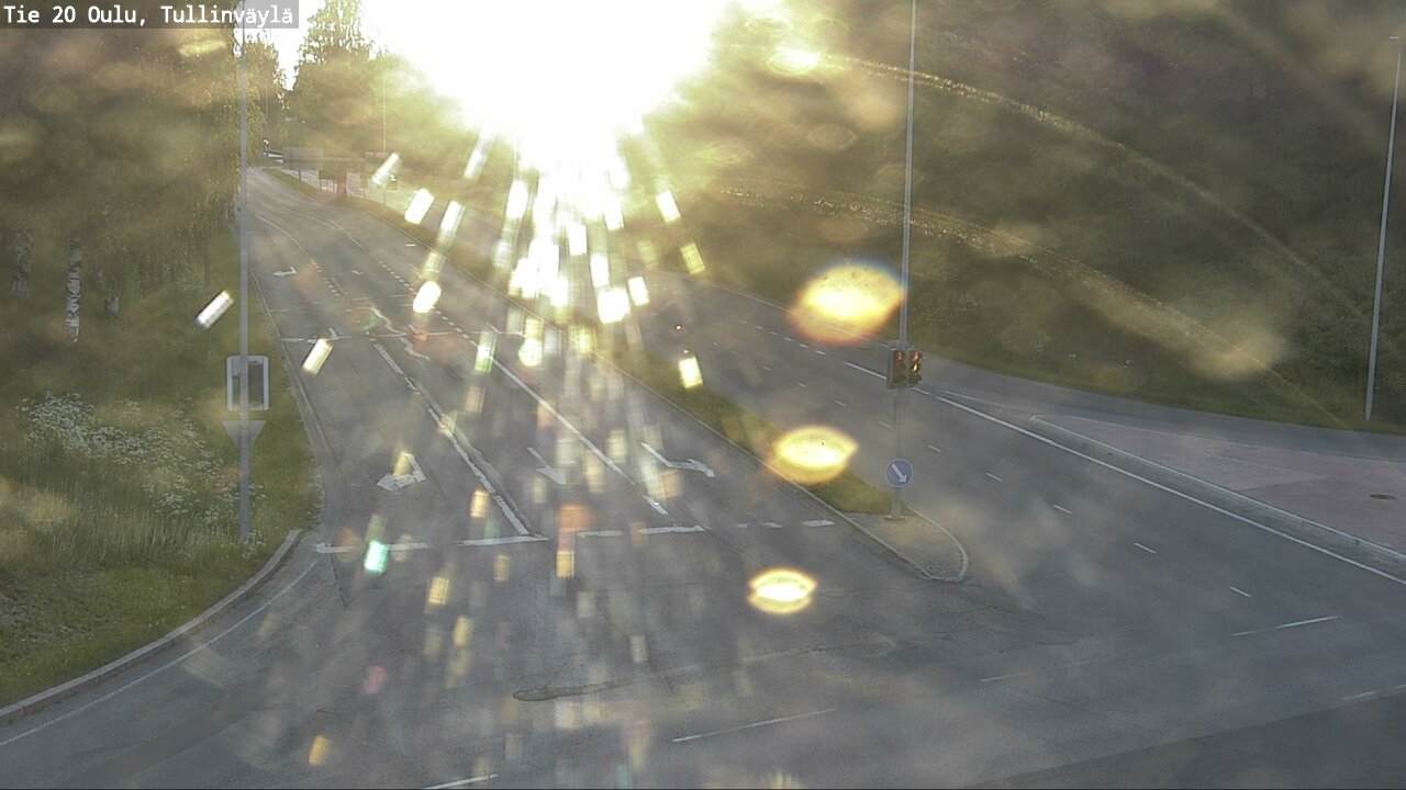 Weather Camera Image Road 20 Oulu, Tullinväylä, Oulu, Pohjois-Pohjanmaa