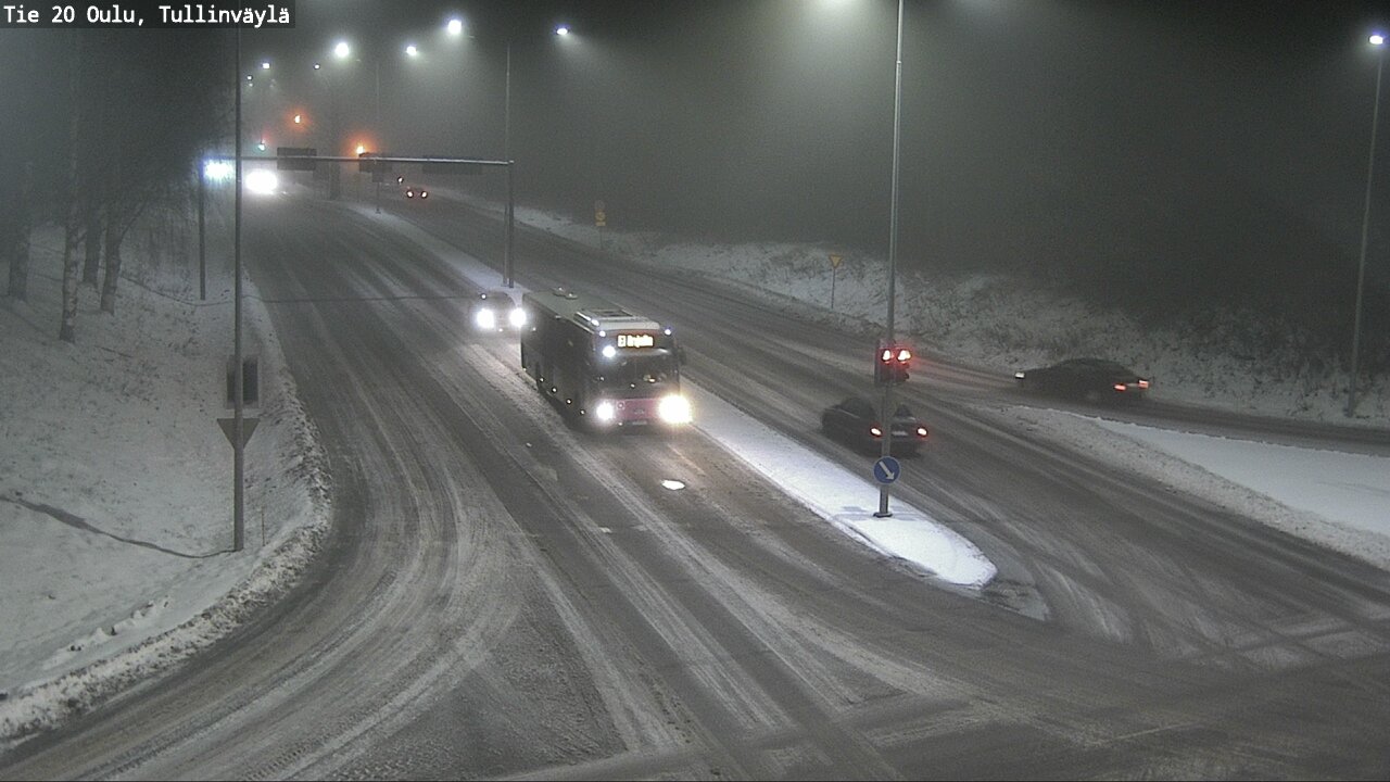 Weather Camera Image Väg 20 Uleåborg, Tullinväylä, Oulu, Pohjois-Pohjanmaa