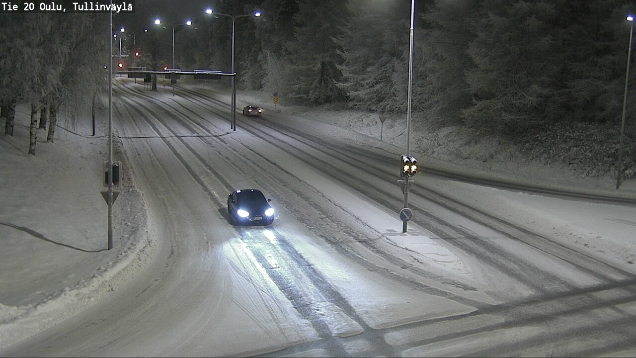 Weather Camera Image Road 20 Oulu, Tullinväylä, Oulu, Pohjois-Pohjanmaa