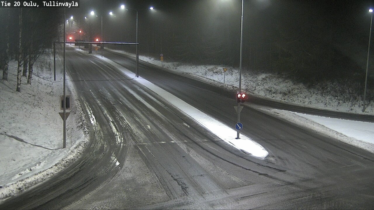Weather Camera Image Väg 20 Uleåborg, Tullinväylä, Oulu, Pohjois-Pohjanmaa