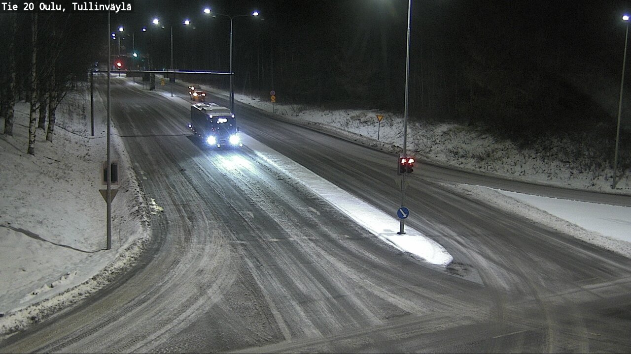 Weather Camera Image Väg 20 Uleåborg, Tullinväylä, Oulu, Pohjois-Pohjanmaa