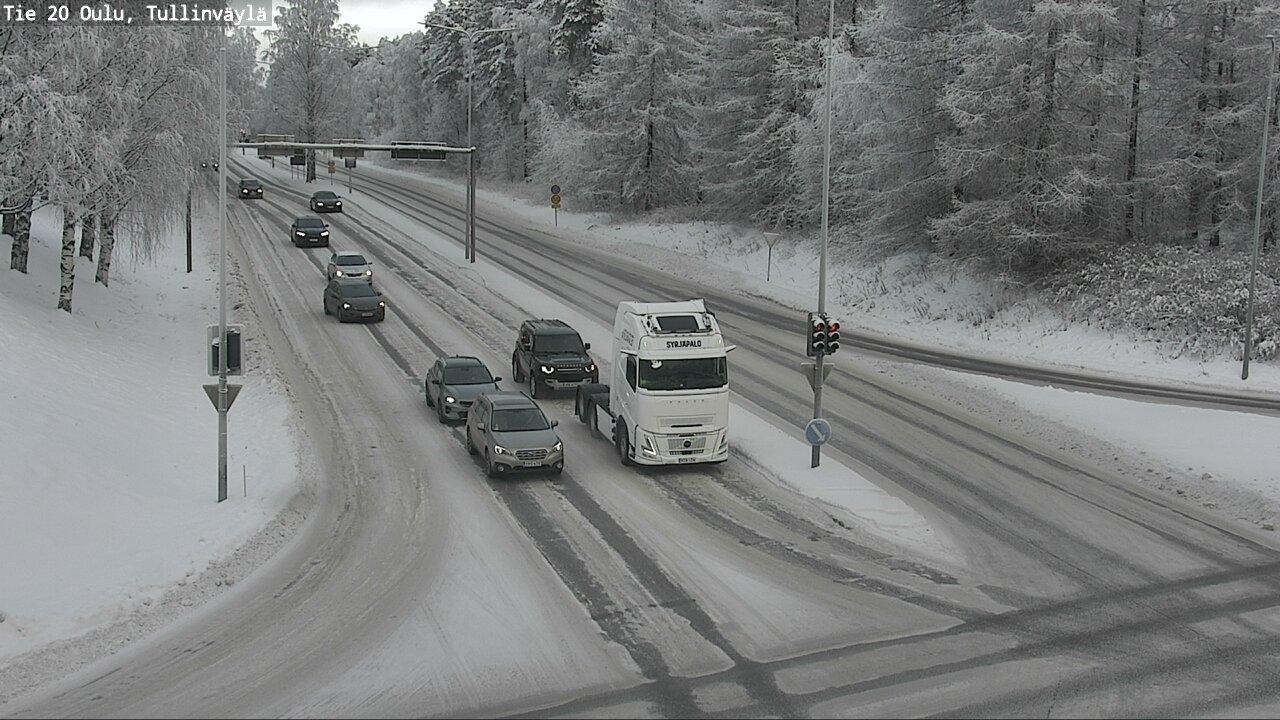 Weather Camera Image Väg 20 Uleåborg, Tullinväylä, Oulu, Pohjois-Pohjanmaa