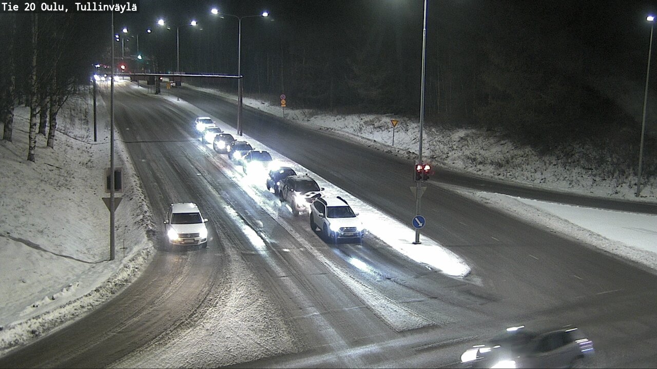 Weather Camera Image Road 20 Oulu, Tullinväylä, Oulu, Pohjois-Pohjanmaa