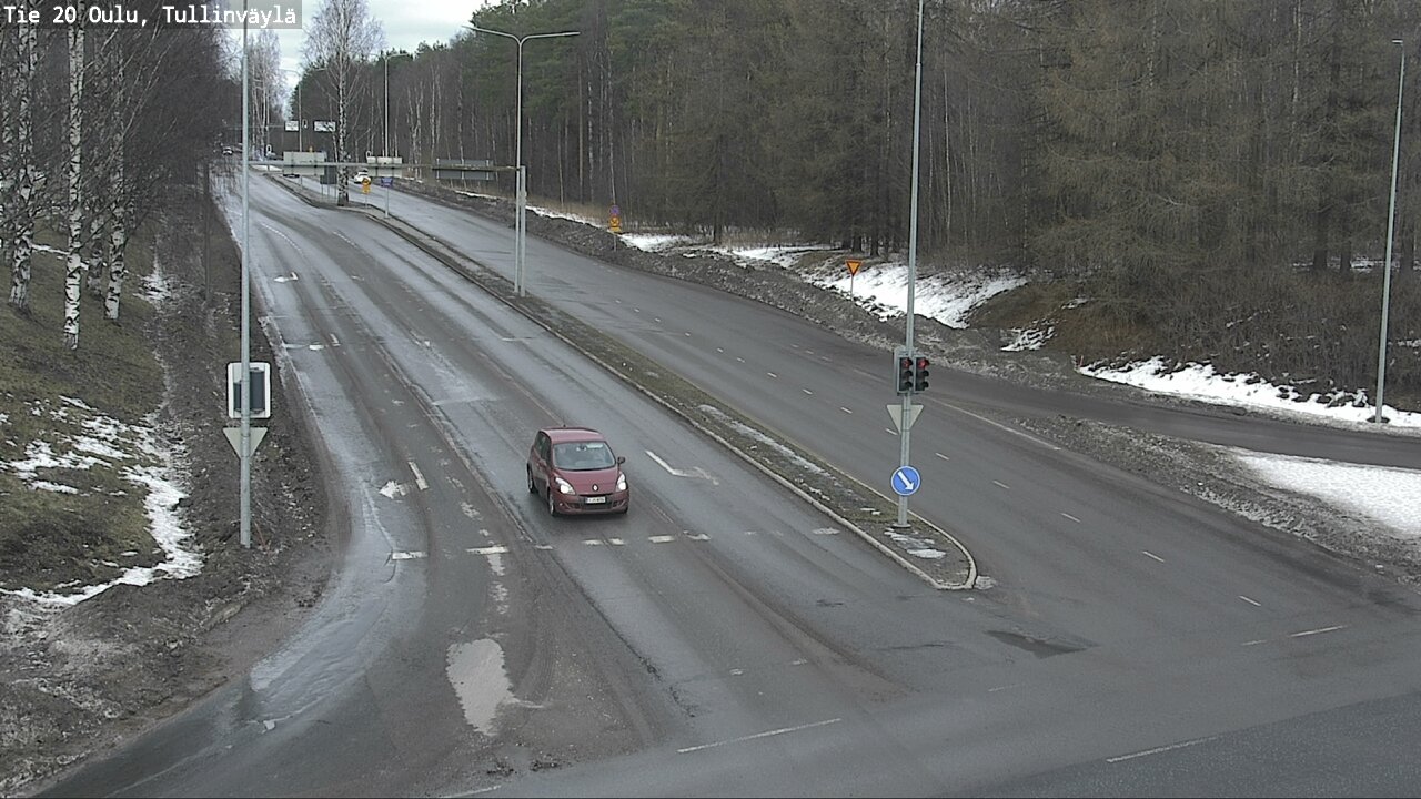 Weather Camera Image Road 20 Oulu, Tullinväylä, Oulu, Pohjois-Pohjanmaa