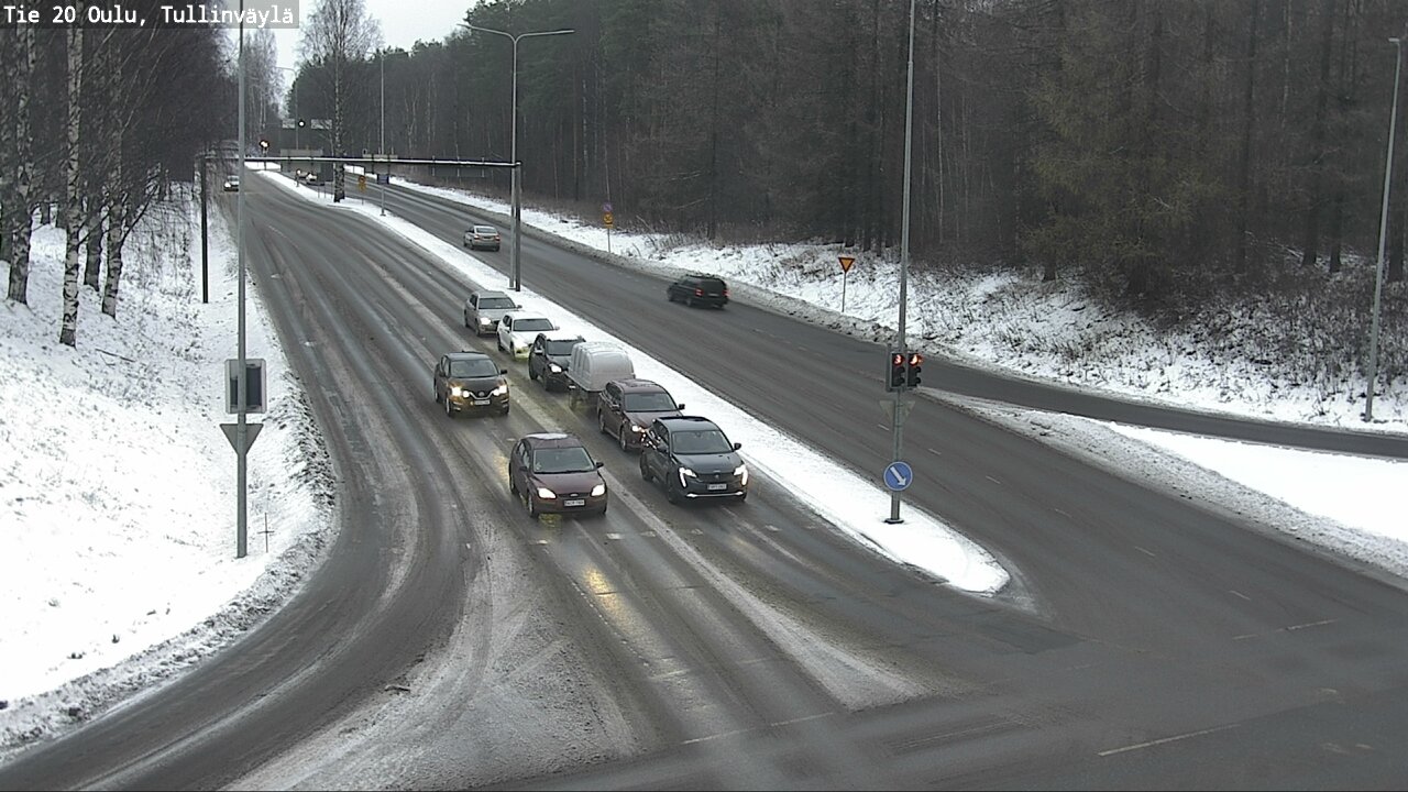 Weather Camera Image Väg 20 Uleåborg, Tullinväylä, Oulu, Pohjois-Pohjanmaa