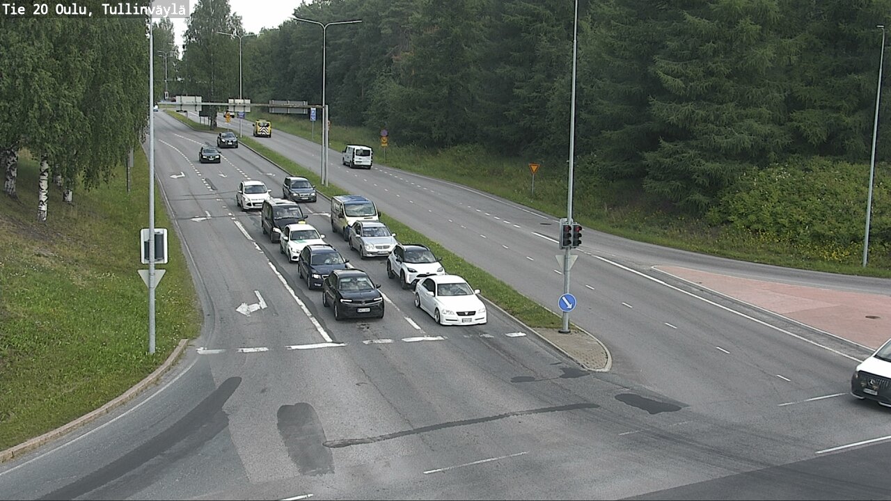 Weather Camera Image Road 20 Oulu, Tullinväylä, Oulu, Pohjois-Pohjanmaa