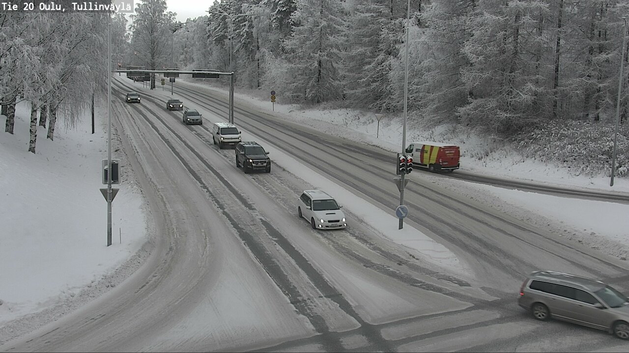 Weather Camera Image Väg 20 Uleåborg, Tullinväylä, Oulu, Pohjois-Pohjanmaa