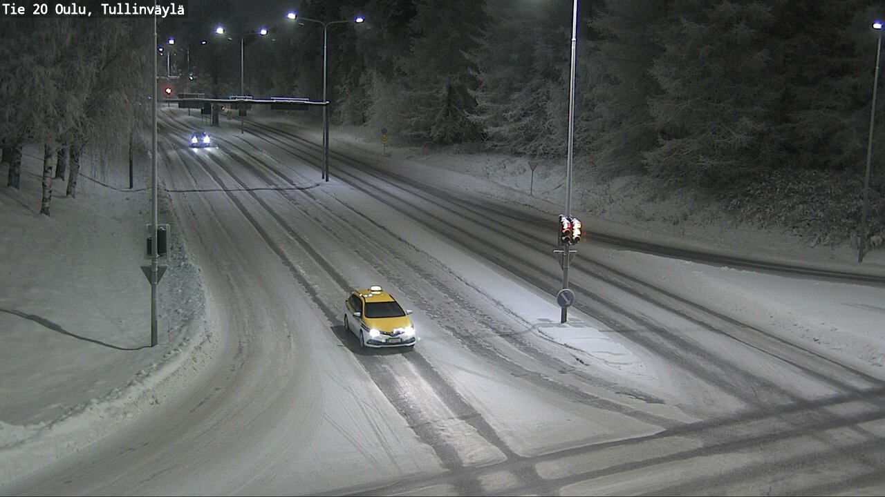 Weather Camera Image Road 20 Oulu, Tullinväylä, Oulu, Pohjois-Pohjanmaa
