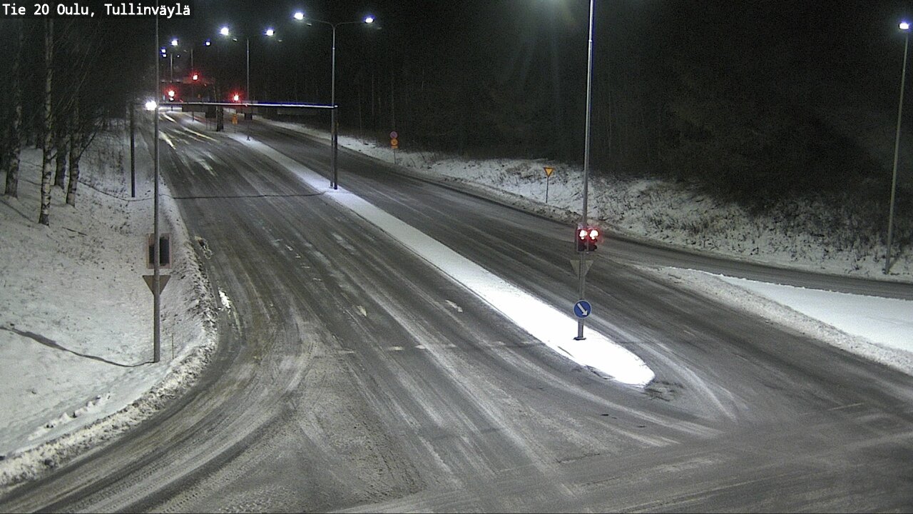 Weather Camera Image Väg 20 Uleåborg, Tullinväylä, Oulu, Pohjois-Pohjanmaa