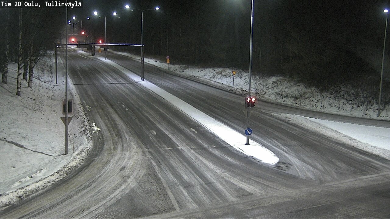 Weather Camera Image Väg 20 Uleåborg, Tullinväylä, Oulu, Pohjois-Pohjanmaa