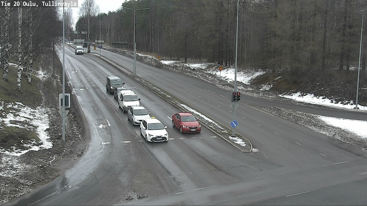 Weather Camera Image Road 20 Oulu, Tullinväylä, Oulu, Pohjois-Pohjanmaa