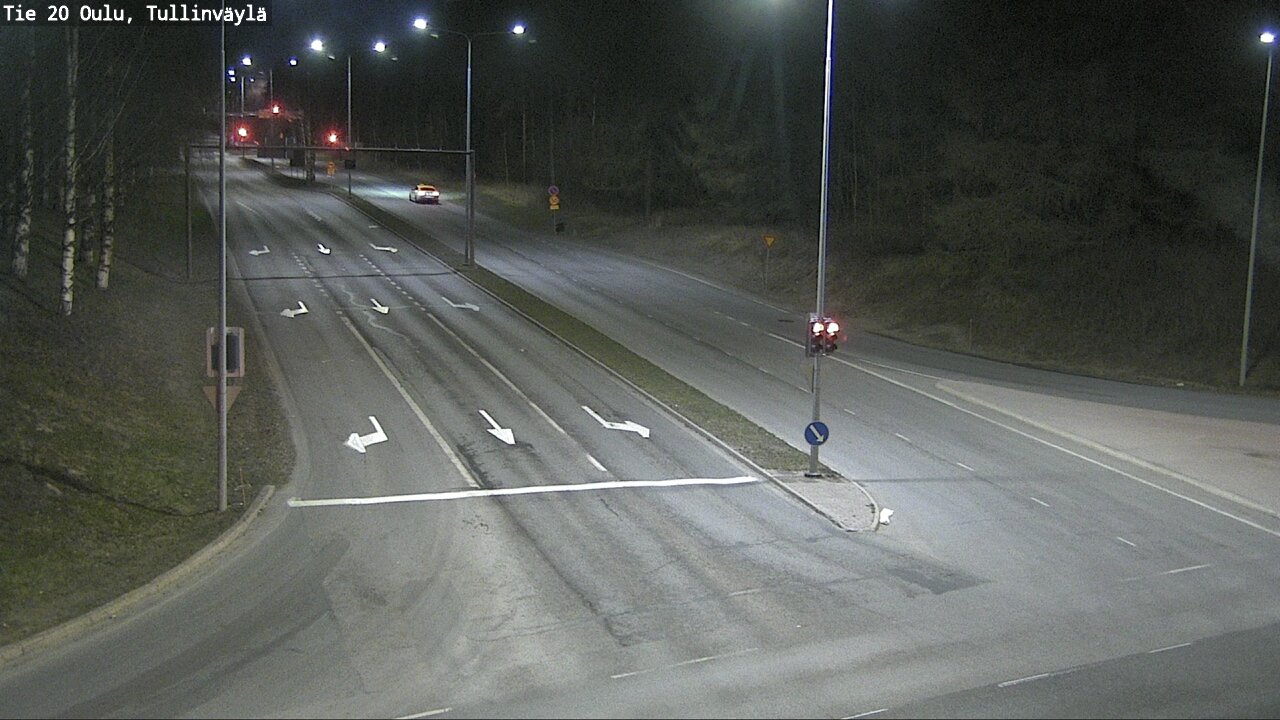 Weather Camera Image Väg 20 Uleåborg, Tullinväylä, Oulu, Pohjois-Pohjanmaa