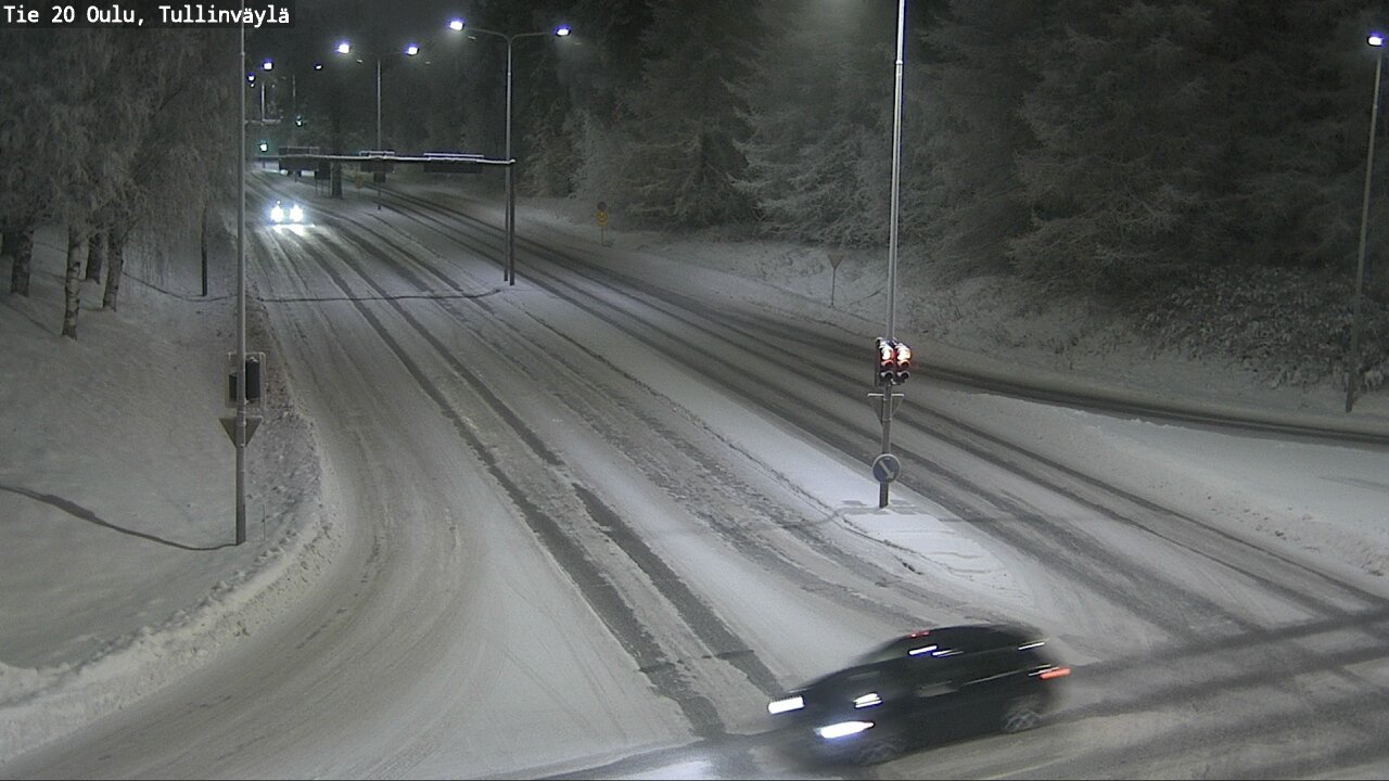 Weather Camera Image Road 20 Oulu, Tullinväylä, Oulu, Pohjois-Pohjanmaa
