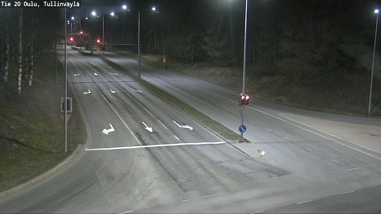 Weather Camera Image Väg 20 Uleåborg, Tullinväylä, Oulu, Pohjois-Pohjanmaa