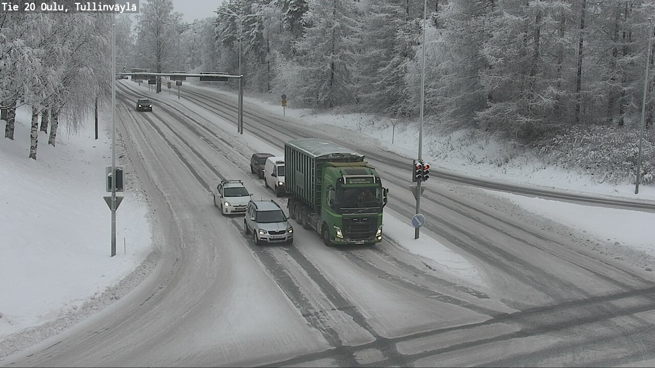 Weather Camera Image Väg 20 Uleåborg, Tullinväylä, Oulu, Pohjois-Pohjanmaa